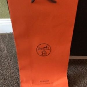 Hermes shopping gift bag